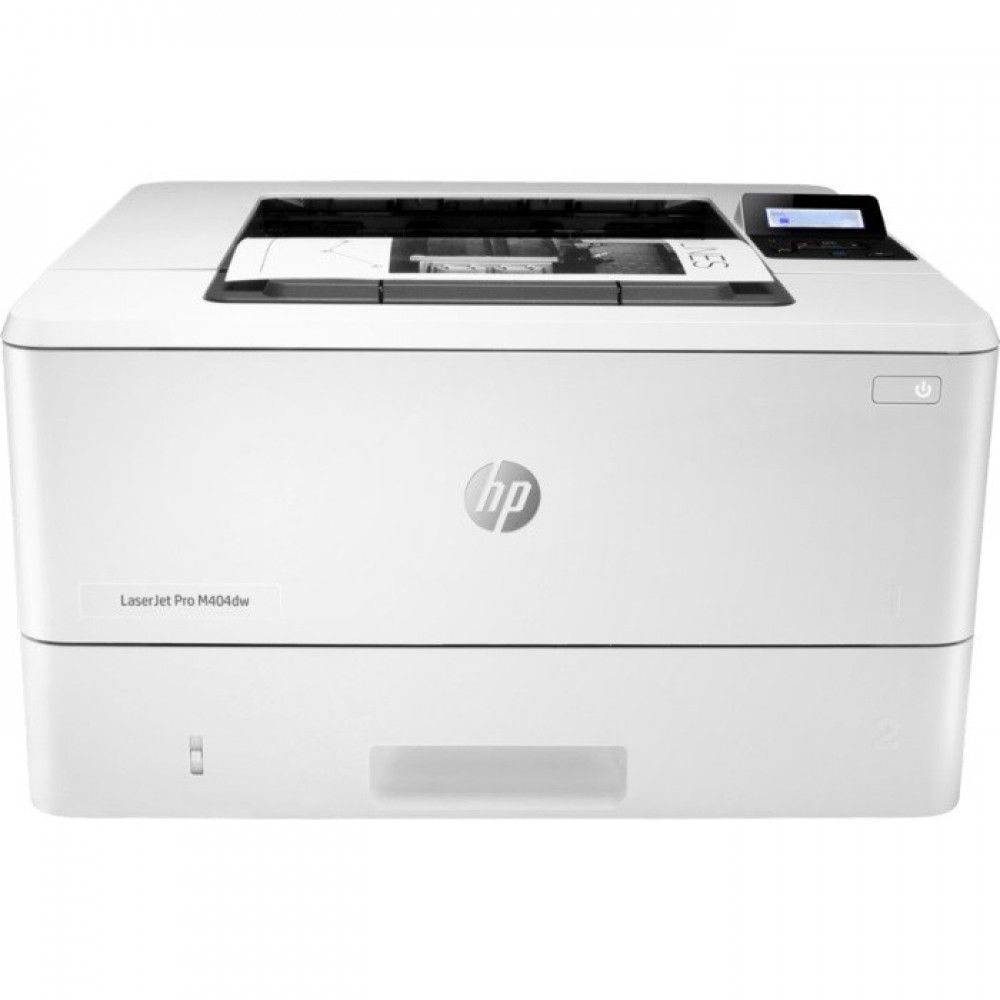 Imprimanta laser monocrom HP M404dw, A4, duplex, USB 2.0, Wi-Fi, 38 ppm