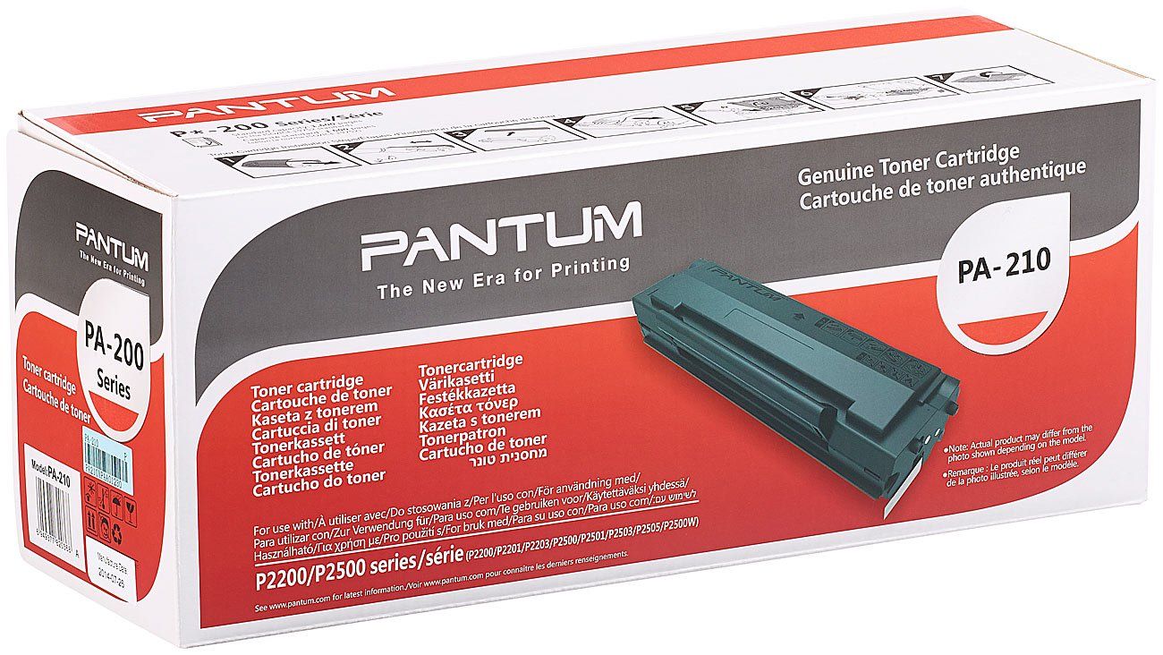 Cartus toner Pantum PA-210 ,Negru ,1600 pagini ,Original (PA-210) 