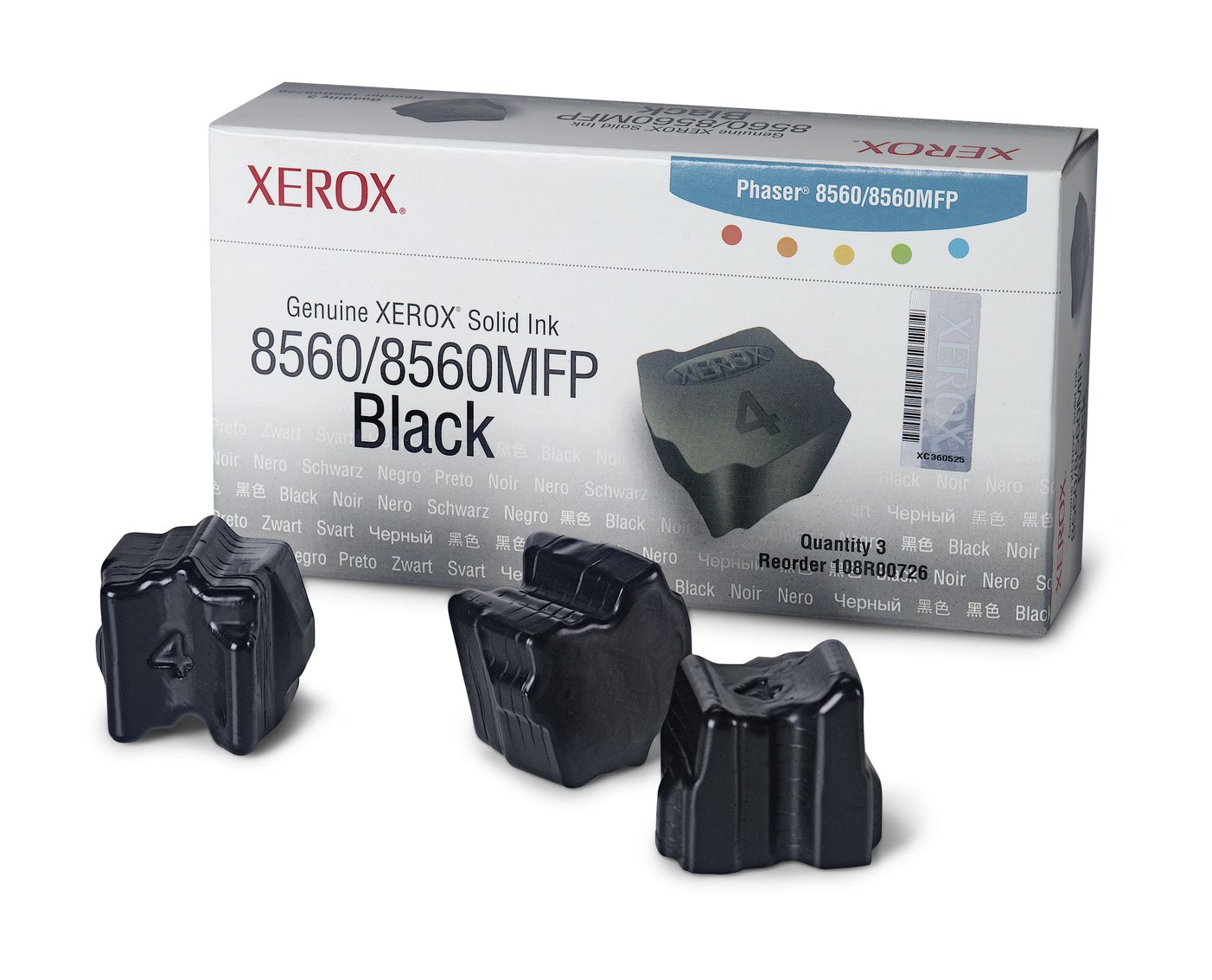 GENUINE XEROX SOLID BLACK FOR PH8560