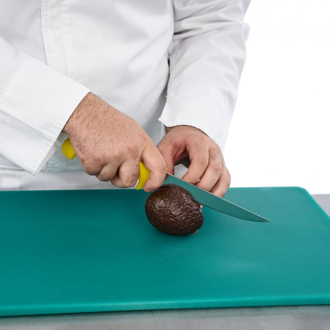 CUTIT DEZOSAT PROFESIONAL 18 CM, GALBEN, CHEF LINE, COOKING BY HEINNER