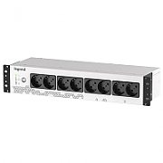 UPS Legrand Keor PDU monofazat, 800VA/480W, IN 1xIEC 10A OUT 8x Schuko, technologie off-line, conexiune USB HID, capacitate baterie 12V/9AH, 230V, dimensiuni 440x150x88mm, greutate 5kg
