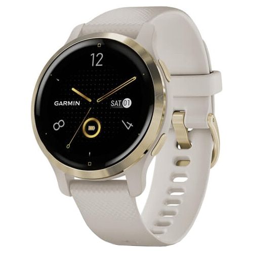 Ceas Smartwatch Garmin Venu 2S, GPS Wi-Fi, Tundra + Champagne_1