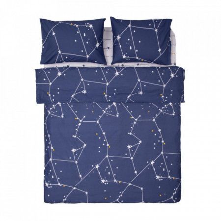 Lenjerie Dubla BBC 4 piese, 132TC -Sky