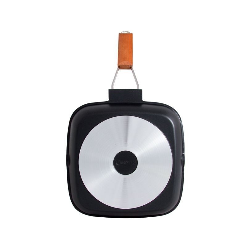 TIGAIE GRILL ALU+CAP 28x4CM,ORANGE GRAYS, COOKING BY HEINNER