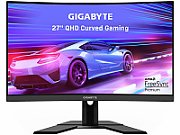 Monitor 27 inch LED Gigabyte G27QC A 2560 x 1440 pixeli, 165 Hz, 1 ms, Negru