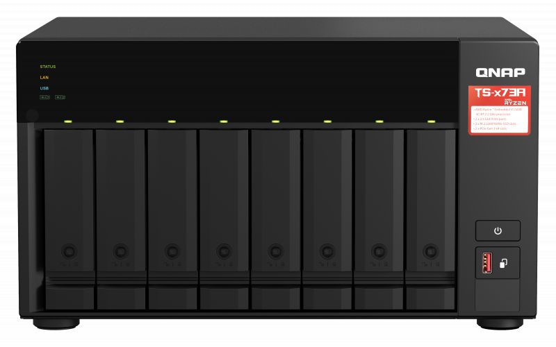 QNAP TS-873A-8G NAS/storage server Tower Ethernet LAN Black V1500B_1