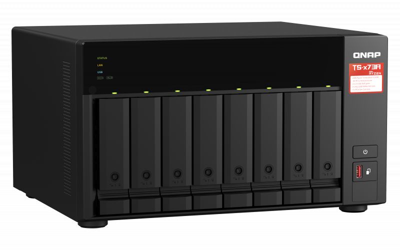 QNAP TS-873A-8G NAS/storage server Tower Ethernet LAN Black V1500B_3