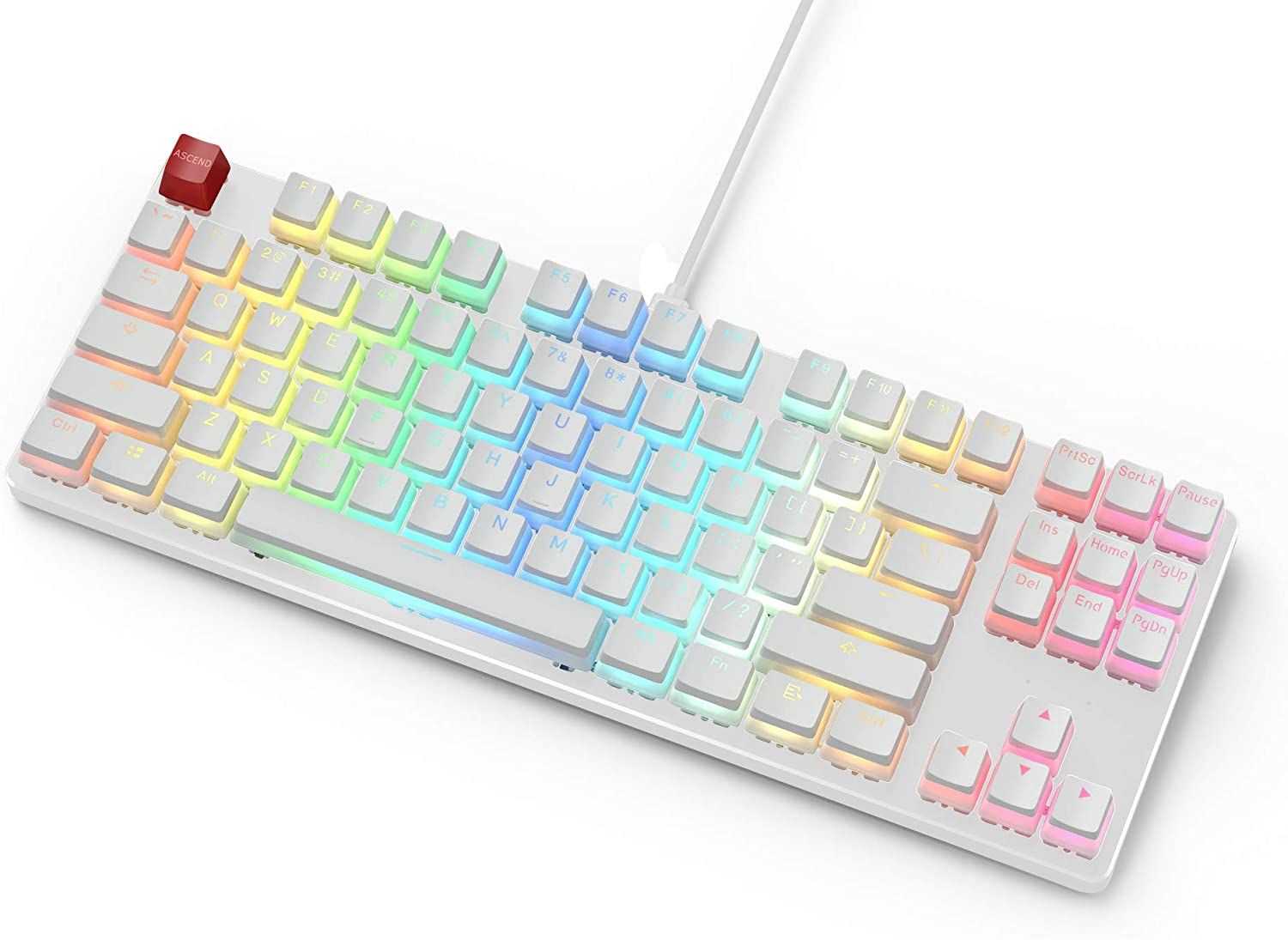 Glorious PC Gaming Race Aura Keycaps - 104 taste, ANSI, layout SUA