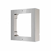 Panou frontal pentru un modul videointerfon modular Hikvision DS-KD- ACW1/S montare aplicata material otel inoxidabil dimensiuni: 117mm x 1 07mm x4mm