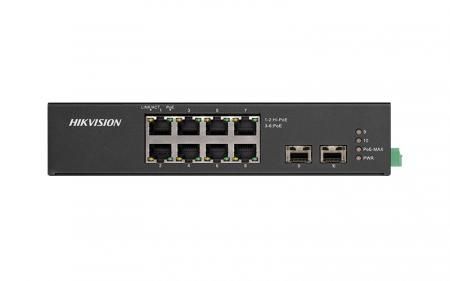 Switch Hikvision DS-3T0510HP-E/HS, 8-Port, PoE_2