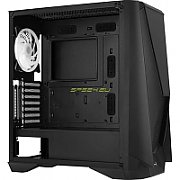  -  Carcasa Aerocool Visor ARGB, Mid-Tower, fara sursa, E-ATX, Black