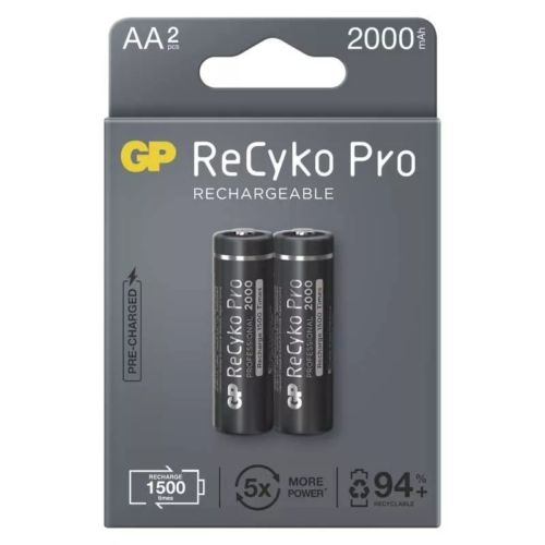 Acumulatori GP Batteries, ReCyko Pro 2100mAh AA (R6) 1.2V NiMH, paper box 2 buc. 