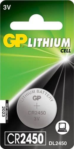 Baterie GP Batteries, butoni (CR2025) 3V lithium, blister 1 buc. 