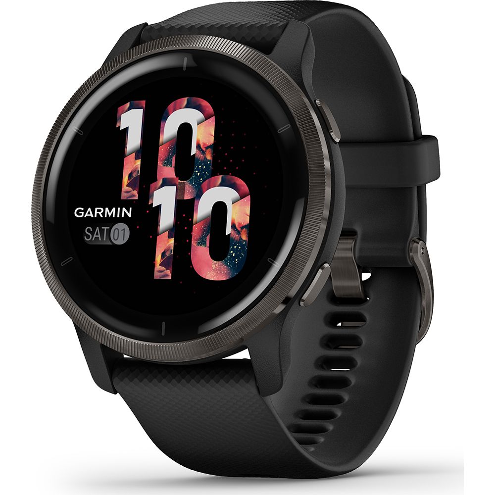 Ceas Smartwatch Garmin Venu 2, GPS, Black Slate_2