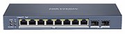 Switch Hikvision DS-3E1510P-SI, 8 porturi 10 / 100 / 1000 MBs