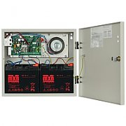 Sursa de alimentare pentru sisteme de detectie incendiu 24V/3A in cutie  metalica, loc pentru 2 acumulatori 12V/18A. Sursele sunt certificate EN 54-4, Vds EN 12101-10
