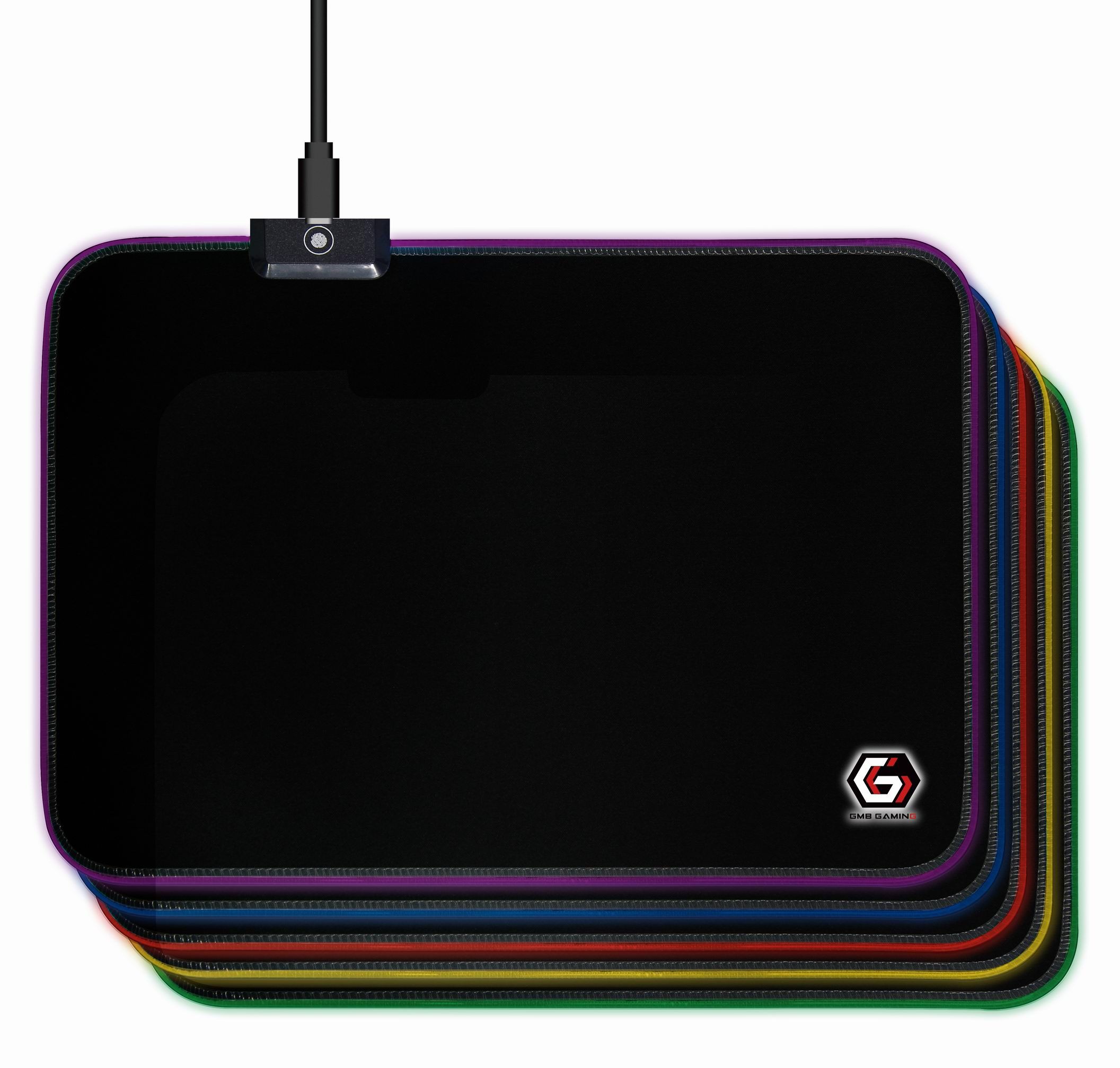 GEMBIRD MP-GAMELED-M Gaming mouse pad with LED light effect M-size 250x350mm_1