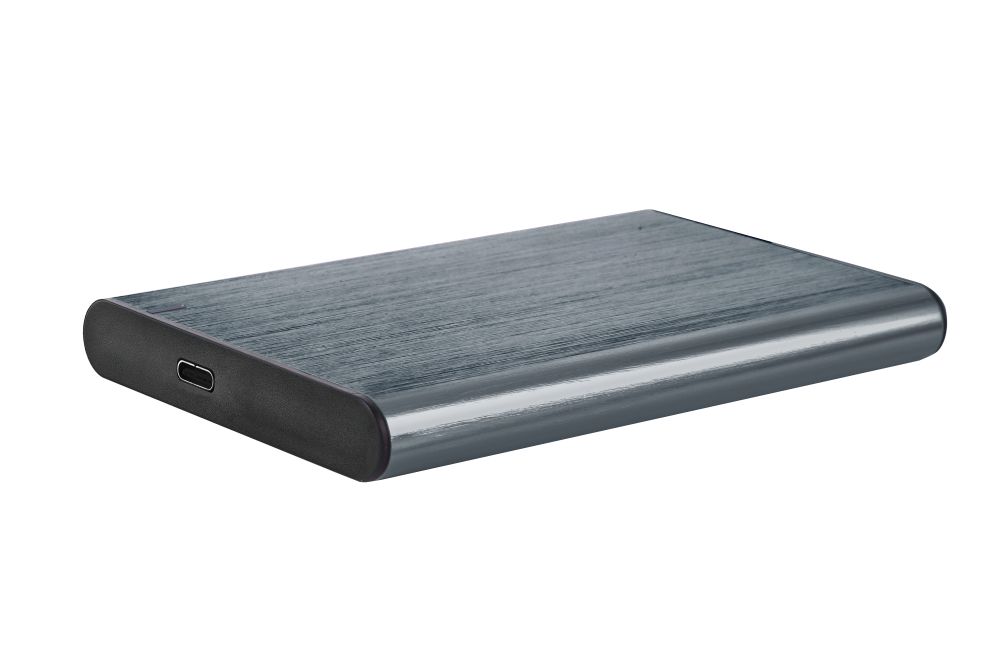 GEMBIRD EE2-U3S-6-GR HDD/SSD Drive enclosure 2.5inch with USB Type-C port USB 3.1 brushed aluminum grey_1