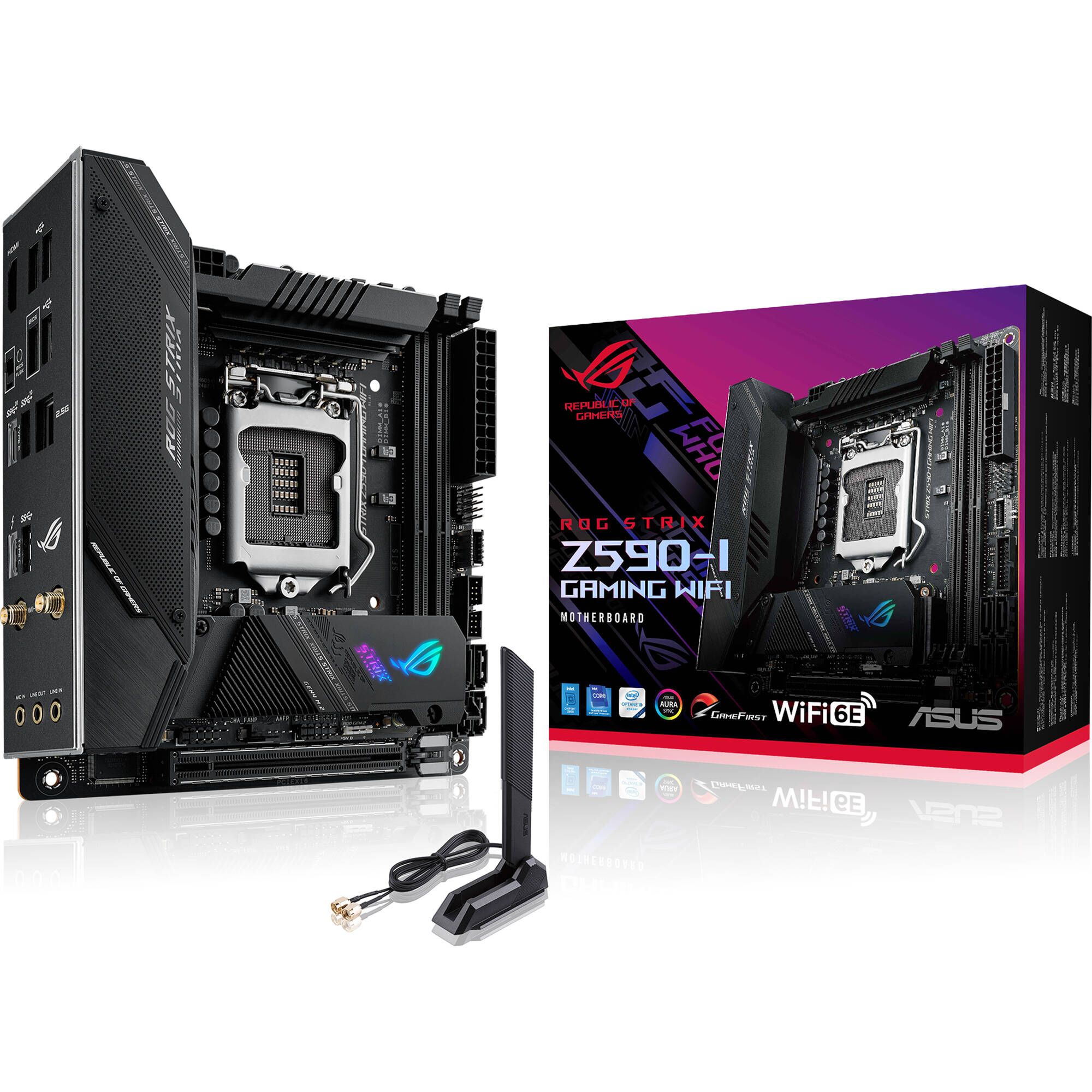 Placa de baza Asus ROG STRIX Z590-I GAMING WIFI, LGA 1200