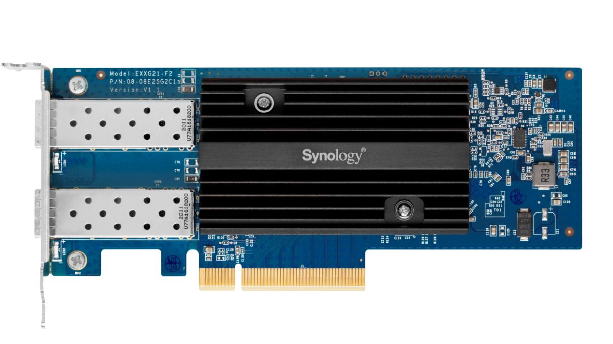 Synology NAS 2x 25GbE SFP+ Netzwerkkarte