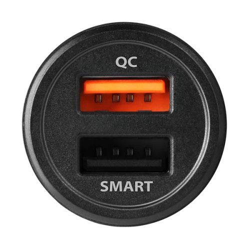 PWC-QC5, Incarcator masina Smart, 5V 2,4A + QC3.0, 30W, Negru_2