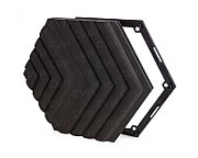 Wave Panels Extension Set — Negru