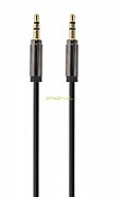 Gembird CCAP-444-1M audio cable 3.5mm Black