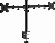 Suport dublu monitor Serioux, MM1903A, mobil, tilt:+/- 90 °, swivel: 180 ° , rotatie 360°, VESA: 75×75 / 100×100mm, compatibilitate 10 -27  , reglabil pe inaltime: 400mm ,extensie braț: 415mm ,greutate maxima suportata 8 kg, culoare negru