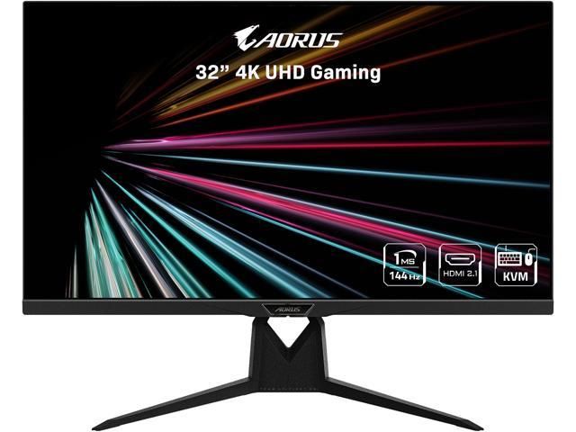 GIGABYTE AORUS FI32U 31.5inch SS IPS Monitor 3840 x 2160 UHD 350 cd/m2 144Hz 1ms