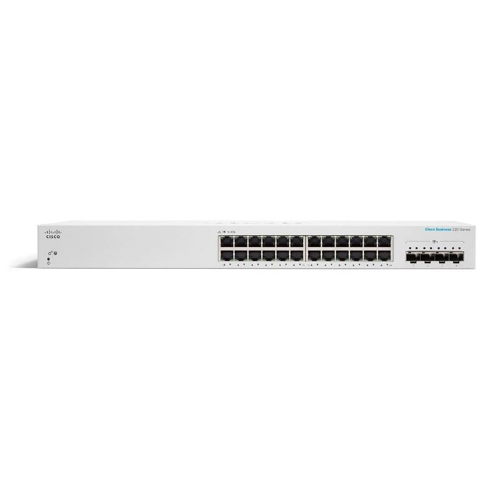 Switch Cisco CBS220-24T-4G-EU, 24 porturi 10/100/1000 Mbps