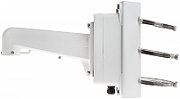 Suport de montaj pe stalp cu doza de conexiuni pentru camere PTZ Hikvision DS-1602ZJ-BOX-POLE, material aluminiu si otel, dimensiuni: 209.7×314×600.8mm, greutate: 6840g