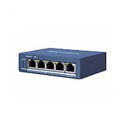 Switch Hikvision DS-3E0505P-E/M, 4-port, PoE
