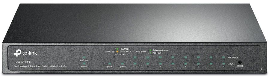 TP-LINK 10-Port Gigabit Easy Smart Switch with 8-Port PoE+_1