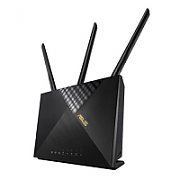 Asus Router Wireless Asus 4G-AX56, AX1800, Network Standard: IEEE 802.11A/B/G/N/AC, LTE: Downlink 300 Mbps / Uplink 50 Mbps, 2 x external detachable antenna, LTE: 1 x external detachable antenna, 1 x internal antenn, 128 MB Flash, 512 MB RAM, 2.4 GHz / 5 GHz, 1 x Gigabit WAN port, 4 x Gigabit LAN ports