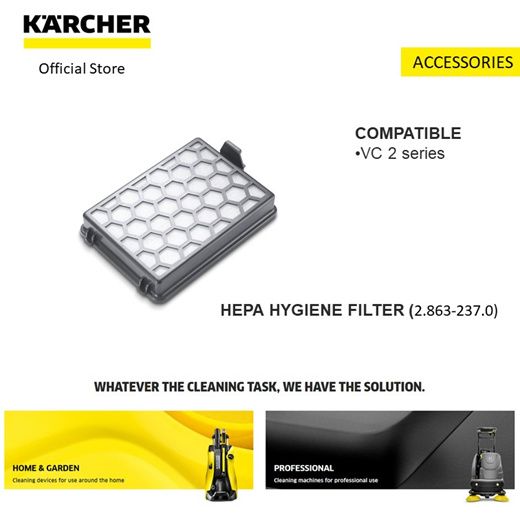 Kärcher 2.863-237.0 vacuum accessory/supply Cylinder vacuum Filter