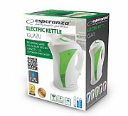 Esperanza EKK018G Electric kettle 1.7 L, White / Green