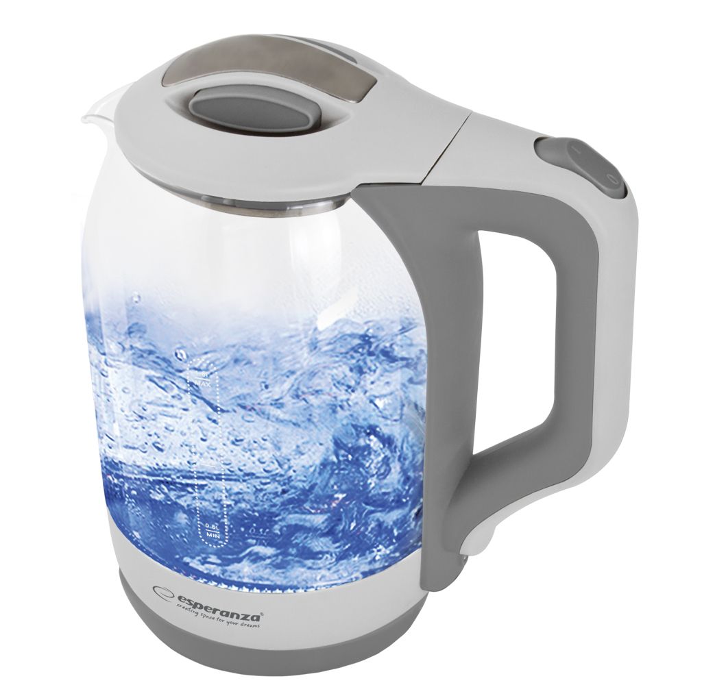 Esperanza EKK025W Electric kettle 1.7 L White, Multicolor 1500 W