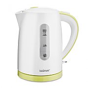 Zelmer ZCK7616L electric kettle 1.7 L 2200 W White, Yellow