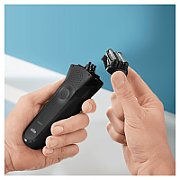 Braun Series 3 300 Electric Shaver, Razor for Men, Black/Volt Green