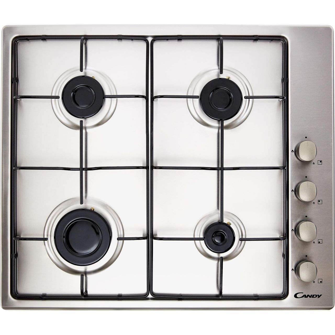 Candy CHW6LX Stainless steel Built-in 60 cm Gas 4 zone(s)