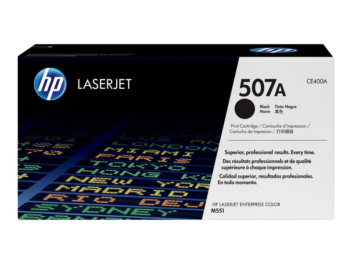 Cartus toner HP CE400A ,Negru ,5500 pagini ,Original (507A) 