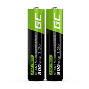 Green Cell GR08 household battery Rechargeable battery AAA Nickel-Metal Hydride (NiMH) 2X AAA R3 800MAH