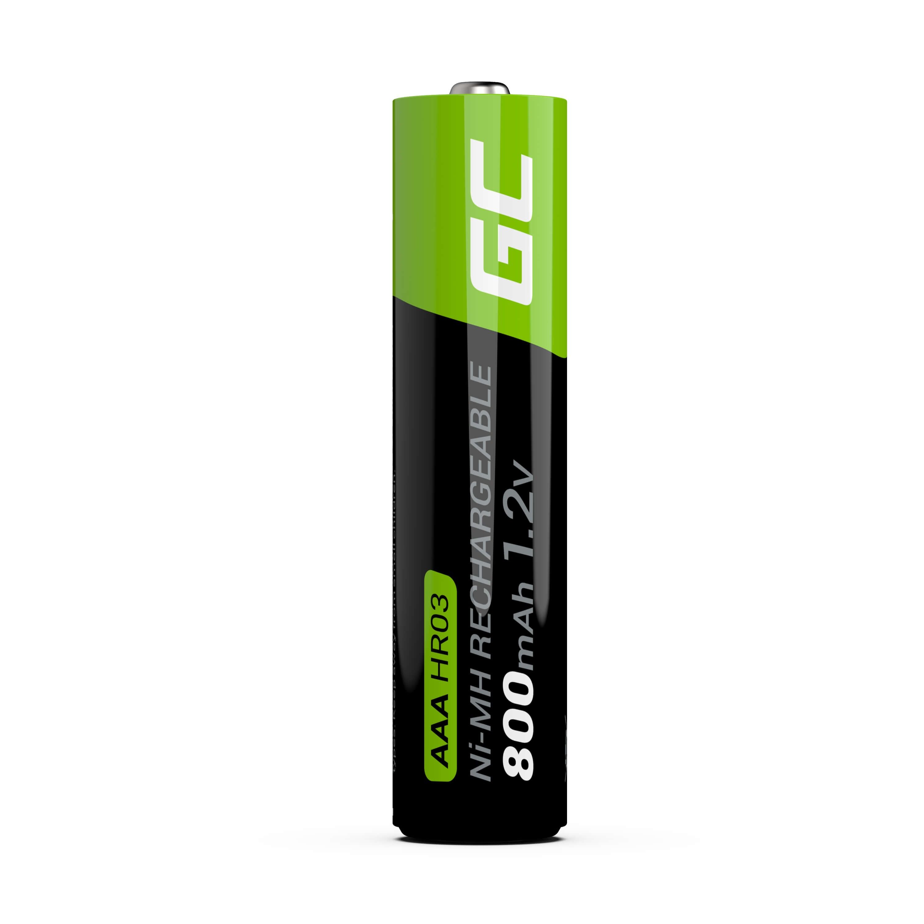 Green Cell GR08 household battery Rechargeable battery AAA Nickel-Metal Hydride (NiMH) 2X AAA R3 800MAH_3