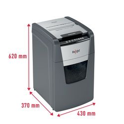 Rexel AutoFeed+ 130X automatic shredder, P-4, cuts confetti cut (4x28mm), 130 sheets, 44 litre bin_11