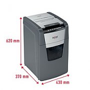 Rexel AutoFeed+ 130X automatic shredder, P-4, cuts confetti cut (4x28mm), 130 sheets, 44 litre bin