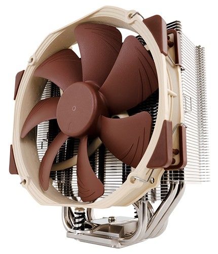 Noctua NH-U14S computer cooling component Processor Cooler 12 cm Brown, Stainless steel_1