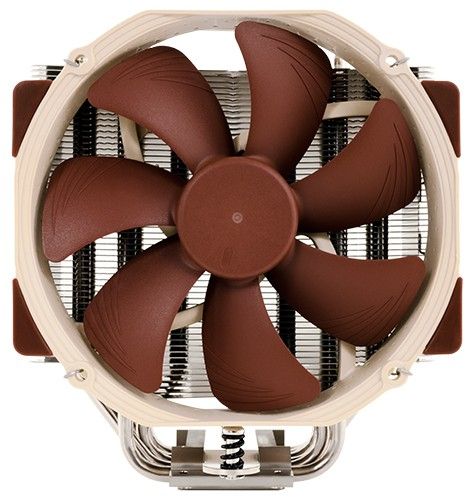 Noctua NH-U14S computer cooling component Processor Cooler 12 cm Brown, Stainless steel_3