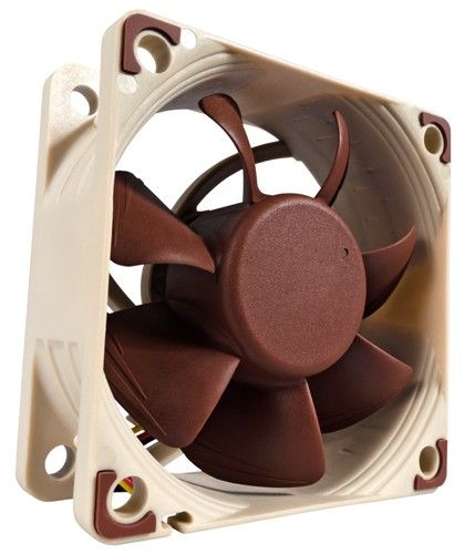 Ventilator Noctua NF-A6X25 FLX ,60 x 60 x 25 mm ,1600 - 3000 RPM ,Maro + bej 