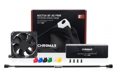 Ventilator Noctua NF-A8 PWM CH.BK.S ,80 x 80 x  mm ,450 - 2200 RPM ,Negru 