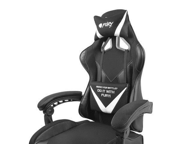 FURY GAMING CHAIR AVENGER L BLACK AND WHITE_6